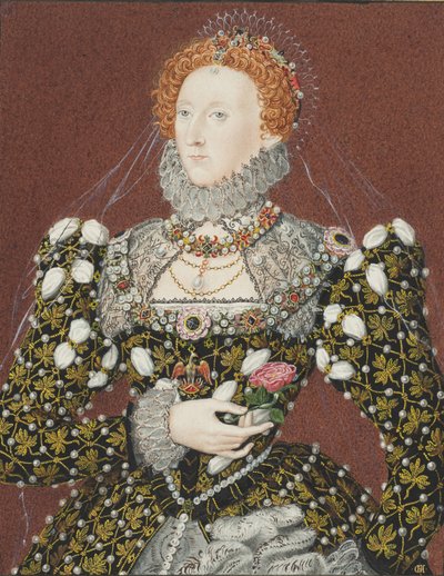 Portræt af Elizabeth I af England af Unbekannt