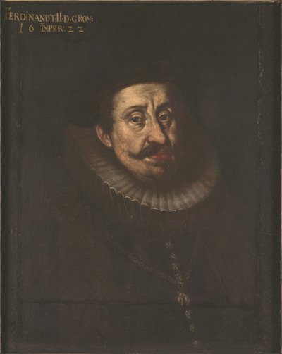 Portræt af kejser Ferdinand II af Unbekannt