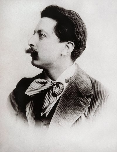 Portræt af Enrique Granados (1867-1916), spansk komponist og pianist. Fotografi. af Unbekannt