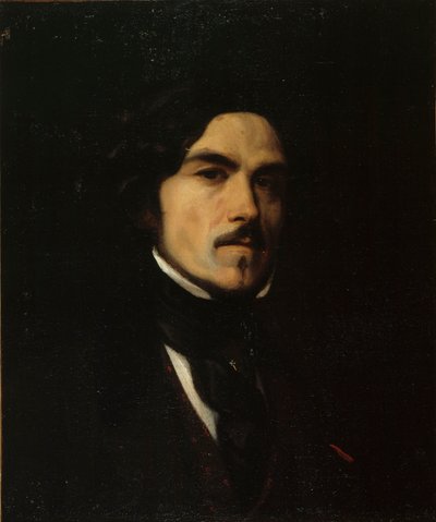 Portræt af Eugène Delacroix 1798-1863, ca. 1840. af Unbekannt