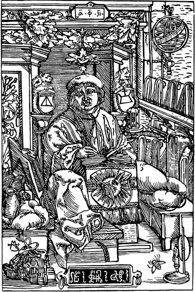 Portræt af Francysk Skaryna 1486-1541, 1517 af Unbekannt