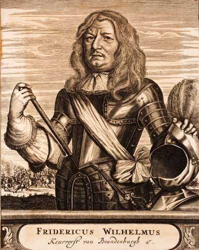 Portræt af Frederik Vilhelm 1620-1688, kurfyrst af Brandenburg, hertug af Preussen, 1675. af Unbekannt