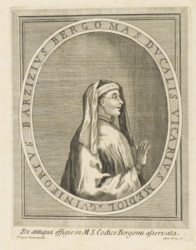 Portræt af Gasparinus de Bergamo, 1716-1717. af Unbekannt