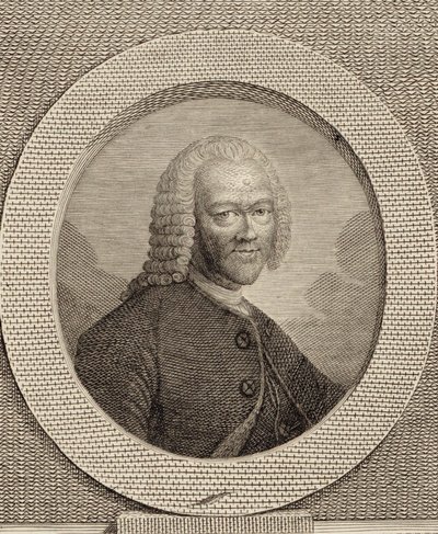 Portræt af Georg Philipp Telemann 1681-1767. af Unbekannt