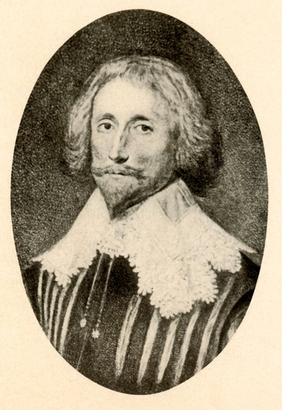Portræt af George Sandys, med skåret dublet og Vandyke krave, c1610-1630, 1937. af Unbekannt