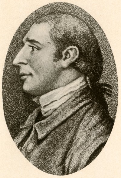 Portræt af Gouverneur Morris, med glat hår og pigtail-kø, c1780, 1937. af Unbekannt