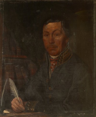 Portræt af Ivan Ivanovich Martynov 1777-1807, 1800-tallet af Unbekannt