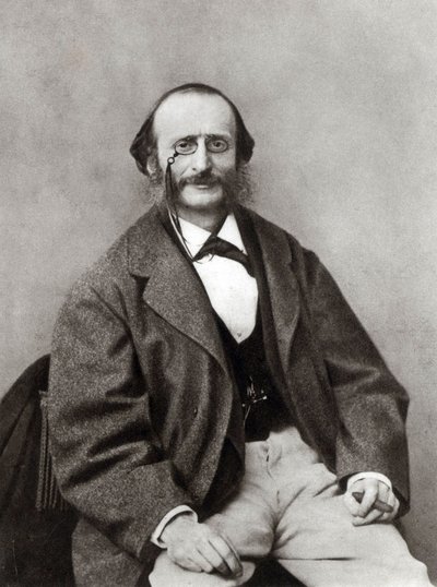 Portræt af Jacques Offenbach 1819-1880, ca 1865. af Unbekannt