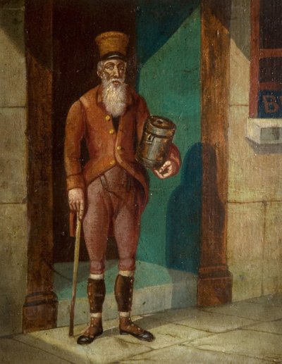 Portræt af James Guidney, kendt som Jimmy the Rockman, 1782-1866, [udateret, begyndelsen af det 19. århundrede]. af Unbekannt
