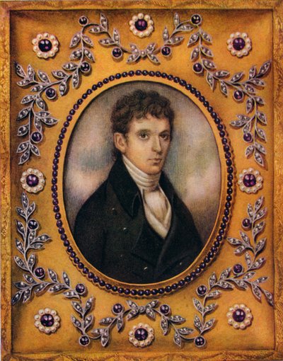 Portræt af James H. Leigh Hunt., c1810 af Unbekannt