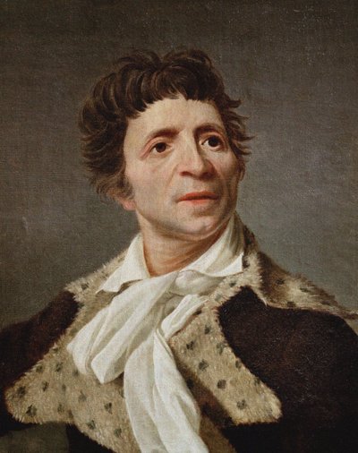 Portræt af Jean-Paul Marat 1743-1793. Efter Joseph Boze, ca. 1800 af Unbekannt