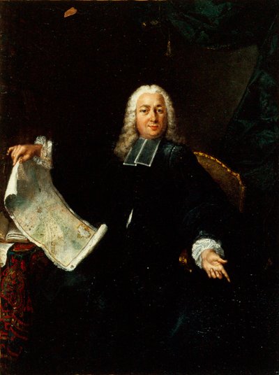 Portræt af Jean de Lagrive 1689-1757, ca. 1740. af Unbekannt