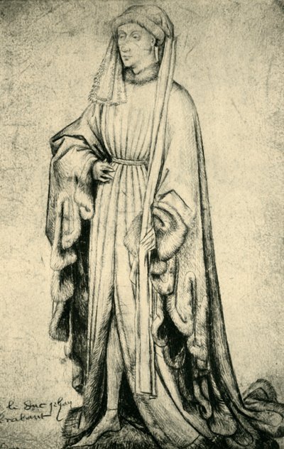 Portræt af Johannes IV, hertug af Brabant, 1460-1470, 1943. af Unbekannt