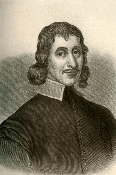 Portræt af John Winthrop den anden, i puritansk kjole fra Massachusetts, c1640-50, 1937 af Unbekannt
