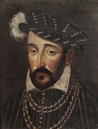 Portræt af kong Henrik II af Frankrig, 1683 af Unbekannt