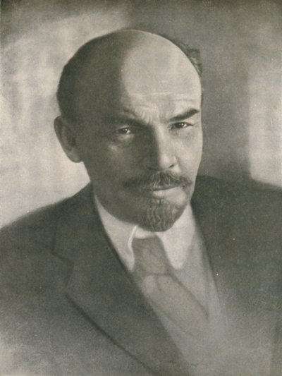 Portræt af Lenin, c1920