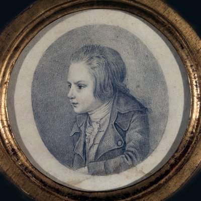 Portræt af Louis-Charles, Prince Royal of France 1785-1795, begyndelsen af 1790