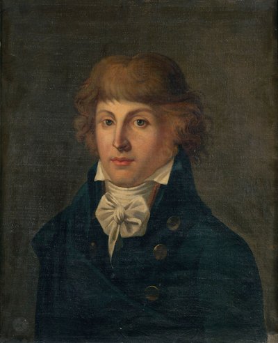 Portræt af Louis Antoine de Saint-Just 1767-1794, efter 1767. af Unbekannt
