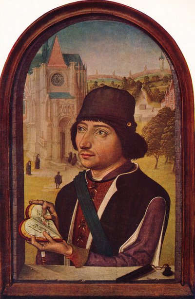 Portræt af Ludvig XI, c1456-58 af Unbekannt