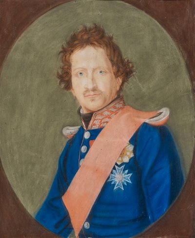 Portræt af Ludwig I af Bayern 1786-1868, efter 1825. af Unbekannt