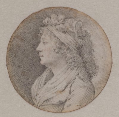 Portræt af Marie Louise af Savoyen 1749-1792, prinsesse af Lamballe. af Unbekannt