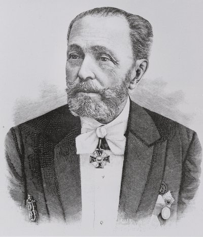 Portræt af Marius Petipa 1818-1910, 1899 af Unbekannt