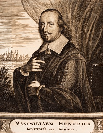Portræt af Maximilian Henrik af Bayern 1621-1688, ærkebiskop af Köln, 1675. af Unbekannt