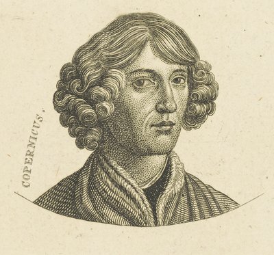 Portræt af Nicolaus Copernicus 1473-1543, ca. 1830-1840. af Unbekannt