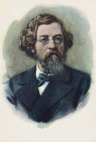 Portræt af Nikolay Chernyshevsky 1828-1889 af Unbekannt