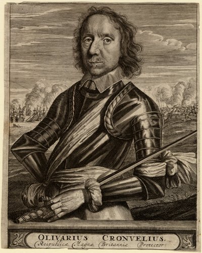 Portræt af Oliver Cromwell, 1653 af Unbekannt
