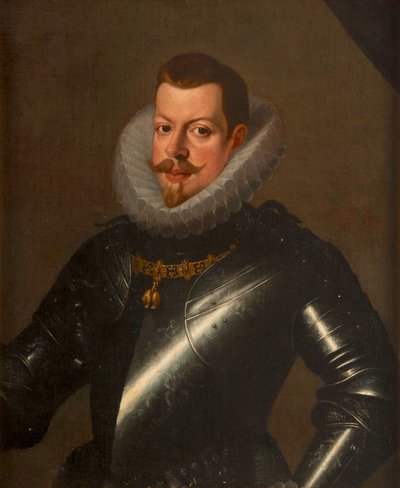 Portræt af Filip II, Portræt af Kong Filip III af Spanien af Unbekannt