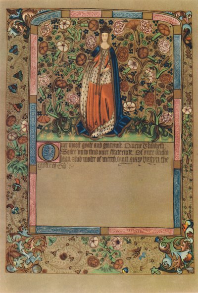 Portræt af dronning Elizabeth..., c1441-1689, 1948. af Unbekannt