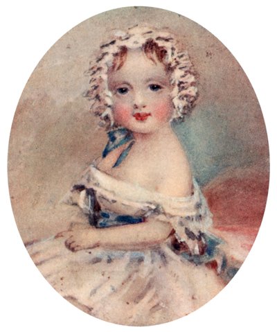 Portræt af dronning Victoria som barn, 1800-tallet, 1913 af Unbekannt