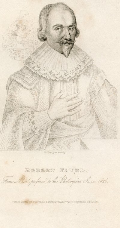 Portræt af Robert Fludd 1574-1637, 1626 af Unbekannt