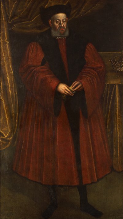Portræt af Sigismund I af Polen 1467-1548, 1600-tallet af Unbekannt
