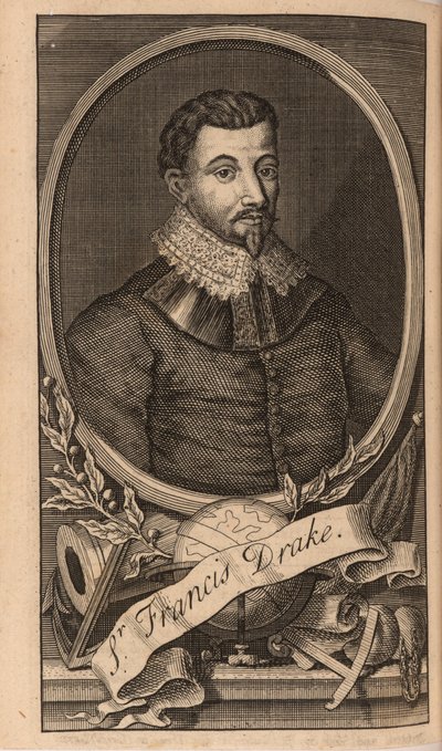 Portræt af Sir Francis Drake, 1741. af Unbekannt