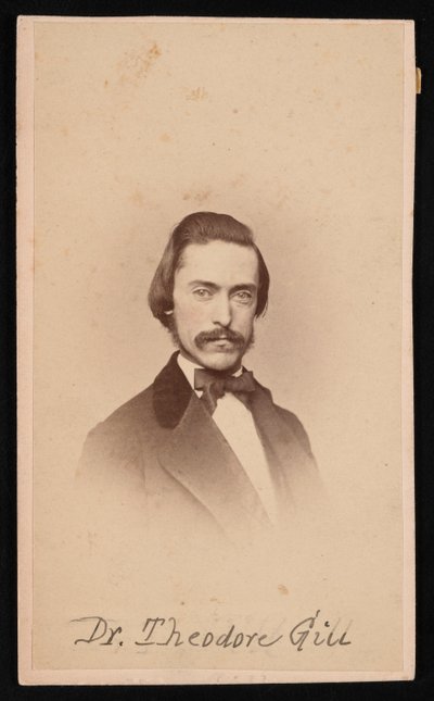 Portræt af Theodore Nicholas Gill 1837-1914, omkring 1860
