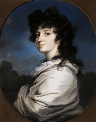 Portræt af Ekaterina Bakunina 1777-1846, s. 1810 af Unbekannt