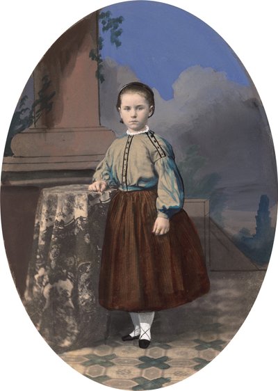 Portræt af en pige, 1860