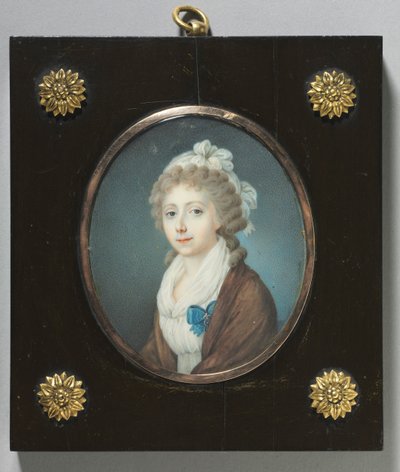 Portræt af en adelskvinde, ca. 1795. af Unbekannt