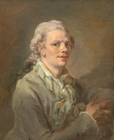 Portræt af en ung mand, muligvis ca. 1770. af Unbekannt