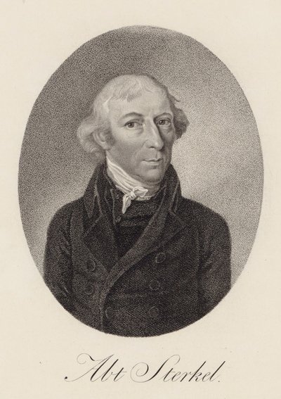 Portræt af pianist og komponist Franz Xaver Sterkel 1750-1817, 1816. af Unbekannt