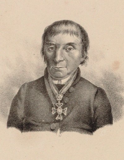 Portræt af pianist og komponist Maximilian Stadler 1748-1833, 1830. af Unbekannt