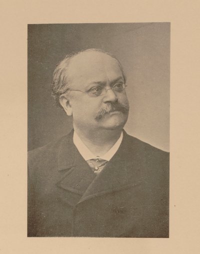 Portræt af komponisten Charles Lecocq 1832-1918. af Unbekannt