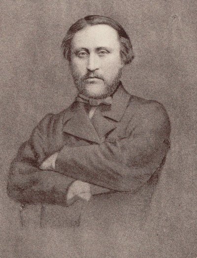 Portræt af komponisten Léon Kreutzer 1817-1868. af Unbekannt