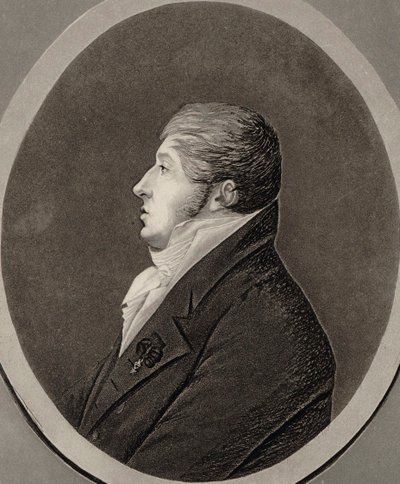 Portræt af komponisten Nicolò Isouard 1775-1818. af Unbekannt