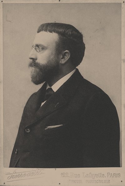 Portræt af komponisten Paul Vidal 1863-1931. af Unbekannt