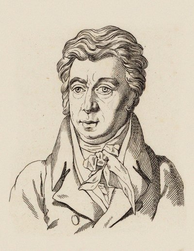 Portræt af komponisten Peter von Winter 1754-1825, ca 1820. af Unbekannt