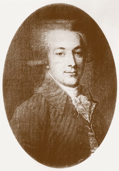 Portræt af grev Mikhail Kondrati Ivanovich Dashkov 1736 1764 af Unbekannt