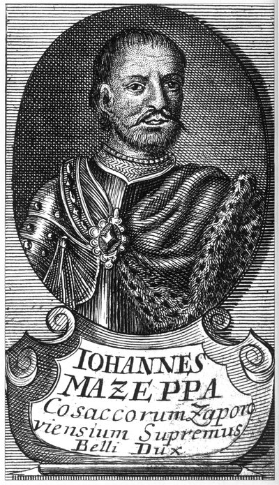 Portræt af Hetman Ivan Mazepa 1639-1709, begyndelsen af det 18. af Unbekannt